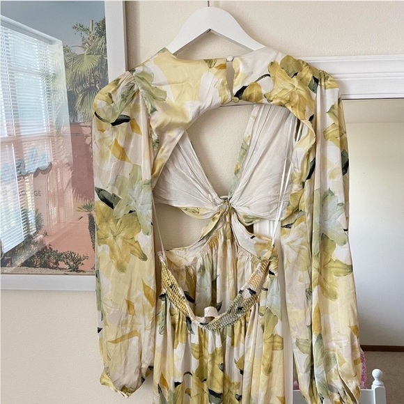 Hello Molly Floral Maxi Dress - Yellow and Green - Picture 7 of 7